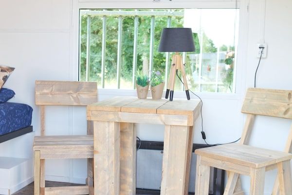 Eetkamer - Gezellig klein wagentje bij de jachthaven in Naarden (5)