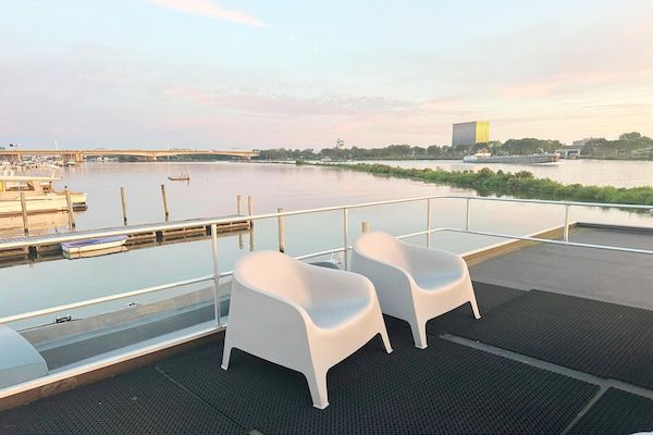 Terras - Havenjachthavenlodge voor 6 personen in Amsterdam (2)