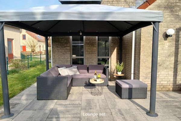 Terras - Villa voor 6 personen met omheinde tuin in Ewijk (5)