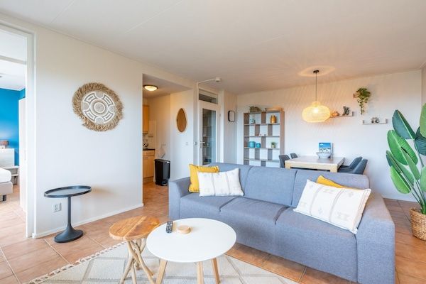 Woonkamer - 2 persoons zeezicht appartement in De Koog (3)