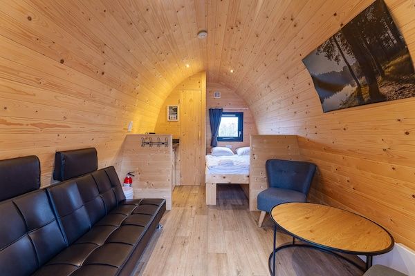 Woonkamer - Glampinglodge in Zeeland voor 2 personen in Burgh-Haamstede (2)