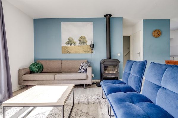 Woonkamer - Bosbungalow voor 5 gasten in Ewijk in Ewijk (3)