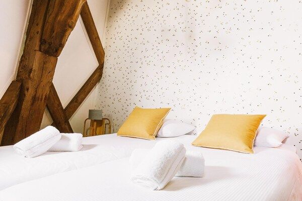 Slaapkamer - Vakantiemolen in de duinen in Egmond aan den Hoef (5)