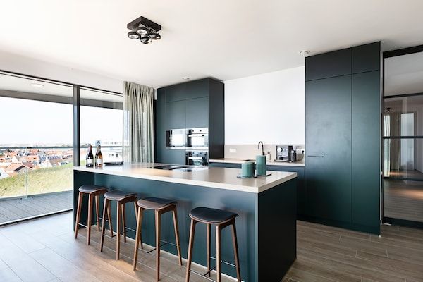 Keuken - Stijlvol appartement voor 8 personen met zeezicht in Egmond aan Zee (3)