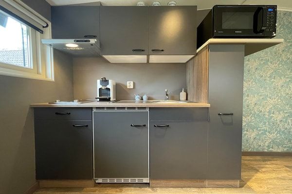 Keuken - Rustige Wellnessvilla in Bellingwolde in Bellingwolde (4)
