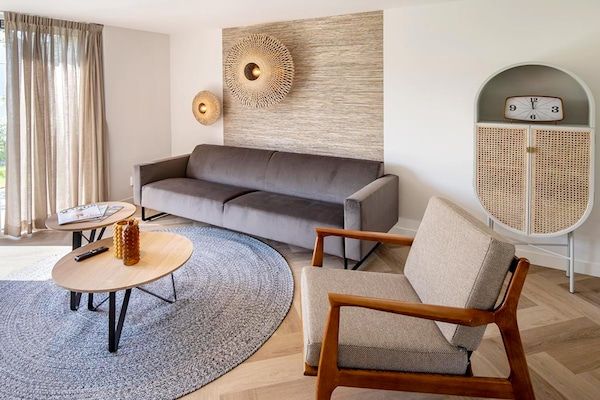 Woonkamer - Huis aan de kust met sauna voor 6 personen in Sint Maarten (3)