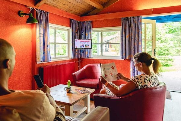 Woonkamer - Huisje in Mexicaanse Stijl in Slagharen in Slagharen (2)