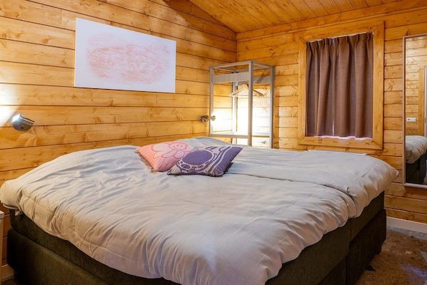 Slaapkamer - Vakantiehuis in Hoogerheide met gedeeld zwembad in Hoogerheide (5)