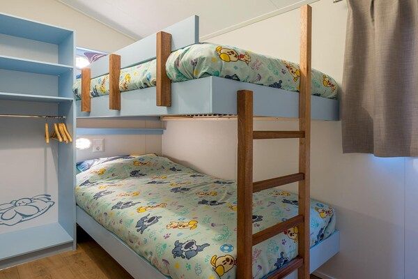 Slaapkamer - Familie vakantiehuis op resort in Hoogerheide in Hoogerheide (4)