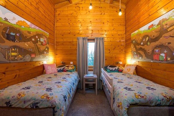 Slaapkamer - Familielodge in Hoogerheide in Hoogerheide (5)