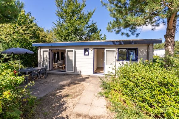 Buitenkant - Gezellig Chalet in de Duinstreek in Egmond aan zee (1)