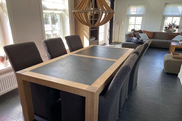 Eetkamer - Moderne Nederlandse villa met terras in Hippolytushoef (3)