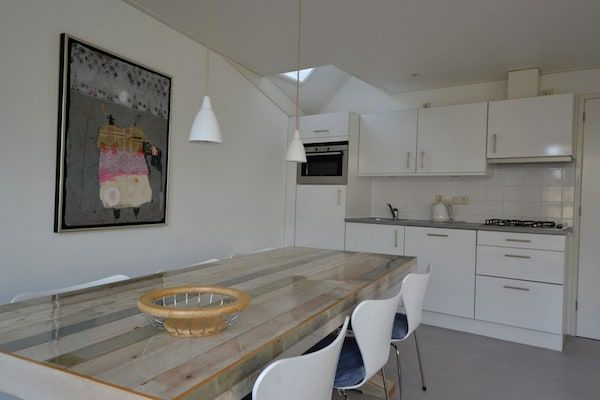 Keuken - Appartement in Nederland bij de kust in Schoorl (5)