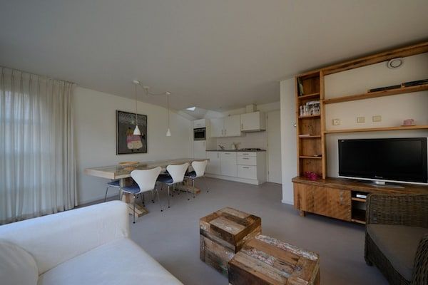 Woonkamer - Appartement in Nederland bij de kust in Schoorl (3)