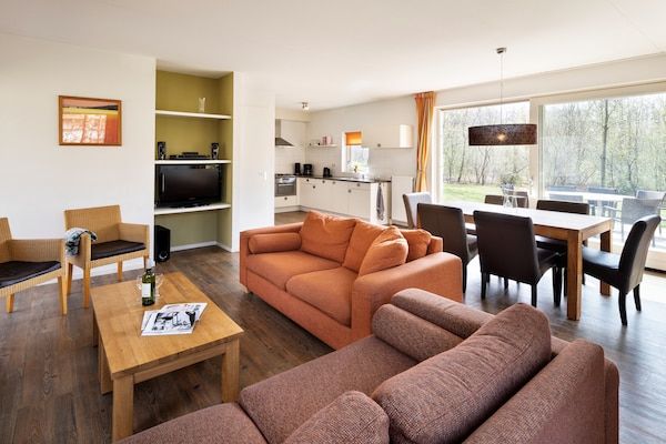 Woonkamer - ruime en stijlvolle villa in Ruinen (4)